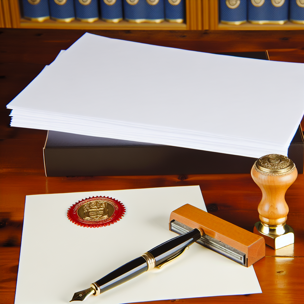 Belge kalem kağıt mühür damga noter apostil