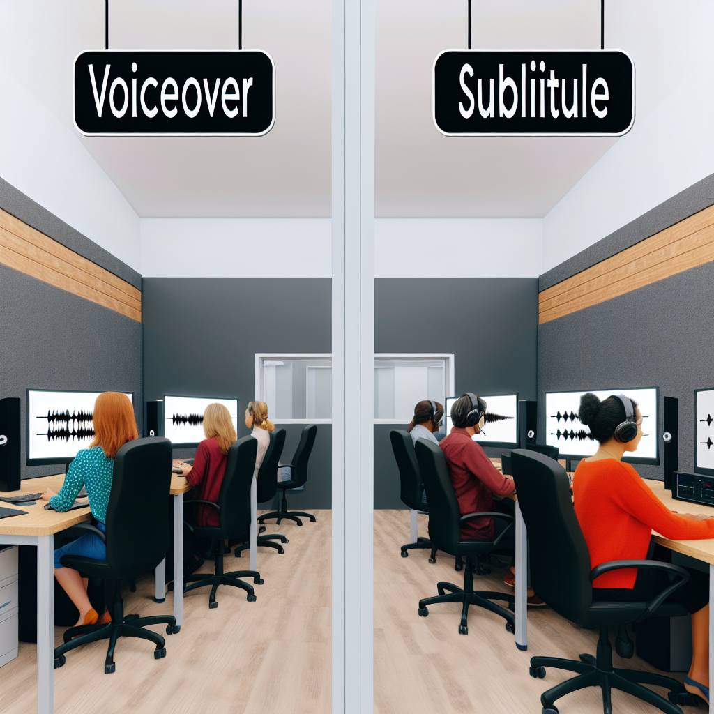 Deşire, altyazı, seslendirme ofisi